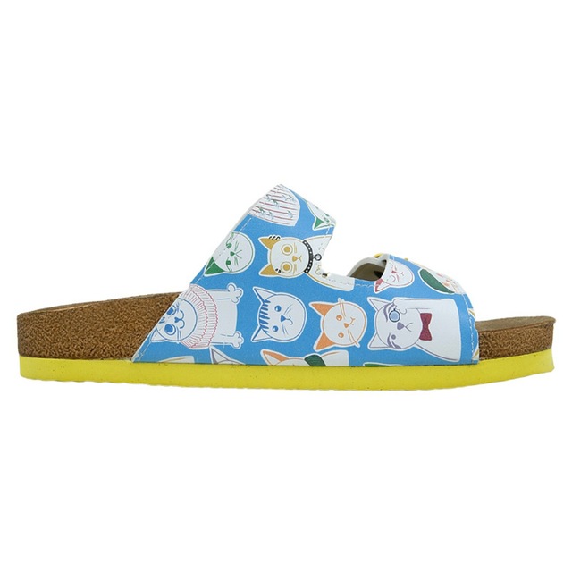 DOGO Pantolette »Stella Pantolette Aeroplanes Damen Sandalen, Stella Pantolette« Handgefertigt