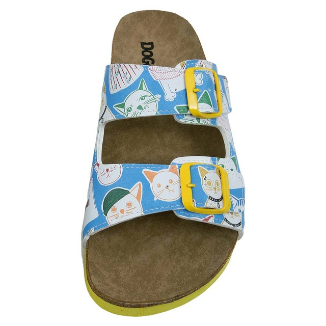DOGO Pantolette »Stella Pantolette Aeroplanes Damen Sandalen, Stella Pantolette« Handgefertigt