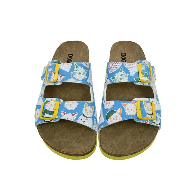 DOGO Pantolette »Stella Pantolette Aeroplanes Damen Sandalen, Stella Pantolette« Handgefertigt
