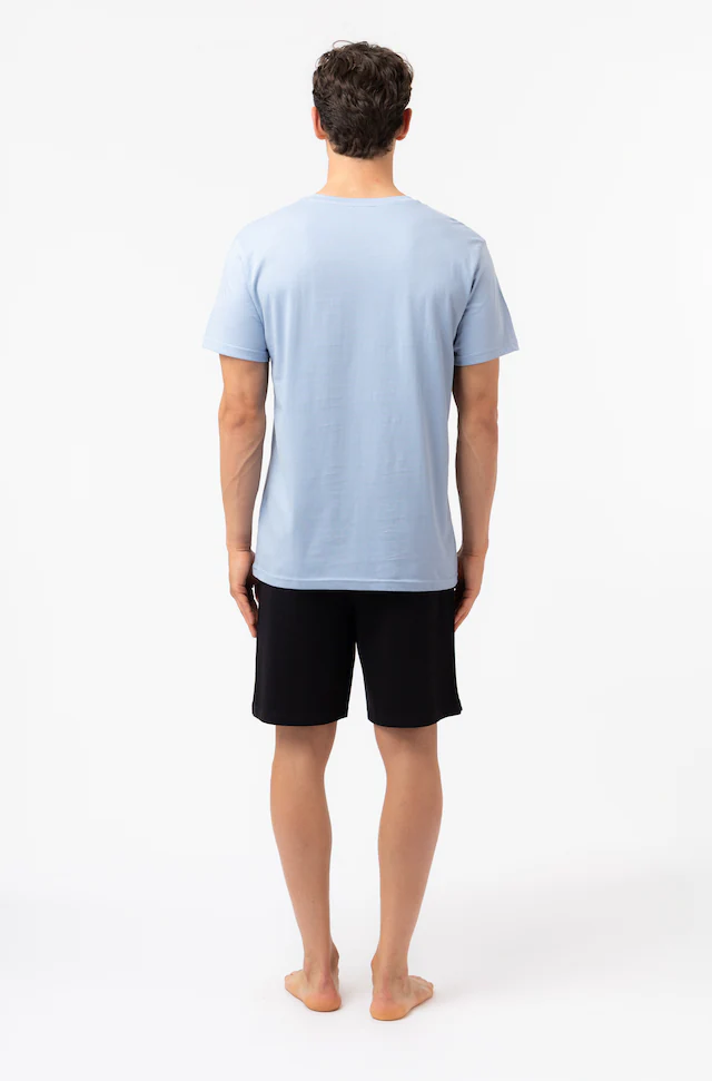 Fila »MAN JERSEY PYJAMAS« 2 tlg. Hose mit elastischem Logobund und Kurzarmshirt