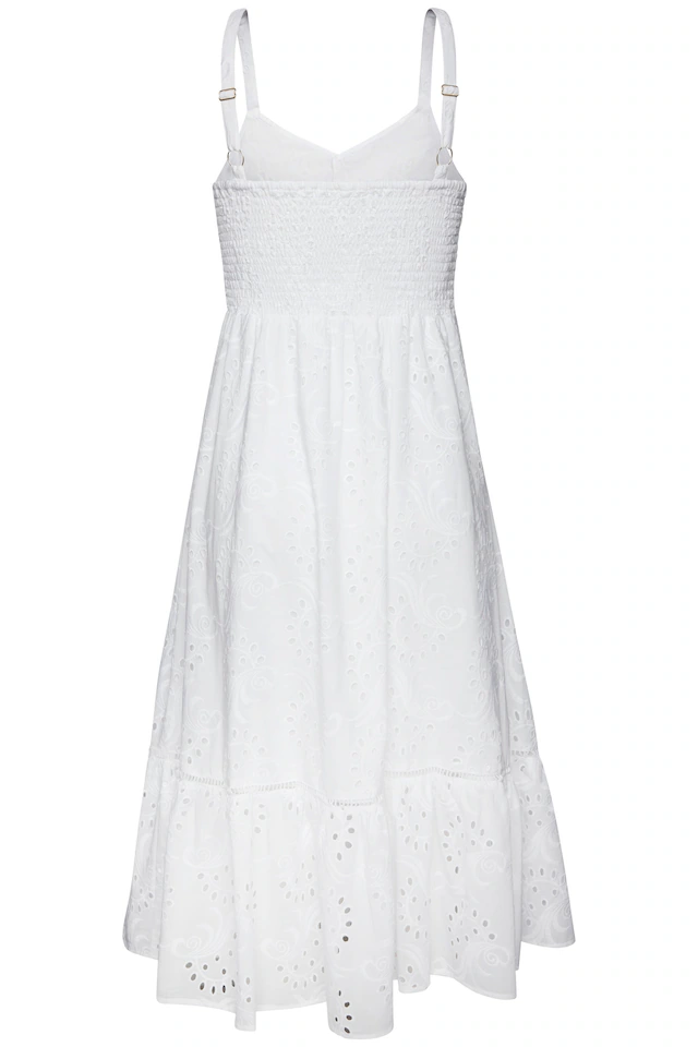 LASCANA Midikleid mit sommerlicher Lochstickerei