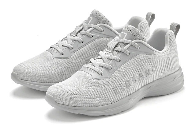 Elbsand Sneaker »Freizeitschuh, Halbschuh, Turnschuh« mit elastischen Bändern für schnelles Reinschlüpfen, Unisex VEGAN