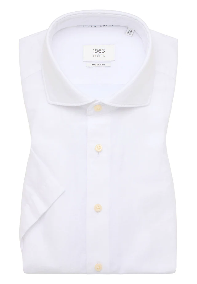 Eterna Kurzarmhemd »MODERN FIT« EASY IRON (bügelleicht)
