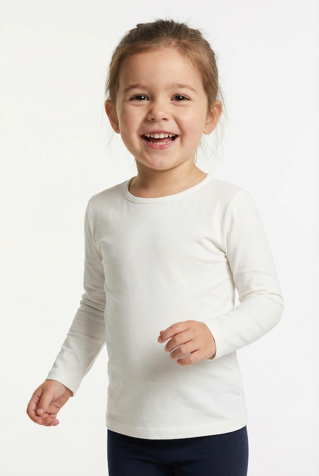 happy girls Langarmshirt in Basic-Form