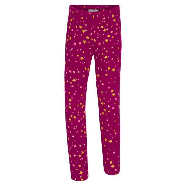 happy girls Sweatleggings im tollen Sternen-Herzen-Alloverprint