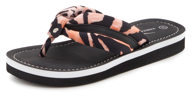Venice Beach Badezehentrenner »Sandale, Badeschuh, Badelatsche, Flip Flop, Badeschlappe, Sommerschuhe« Zehentrenner mit wasserabweisender und leichter Sohle VEGAN