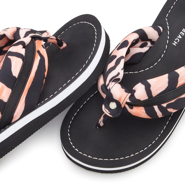 Venice Beach Badezehentrenner »Sandale, Badeschuh, Badelatsche, Flip Flop, Badeschlappe, Sommerschuhe« Zehentrenner mit wasserabweisender und leichter Sohle VEGAN