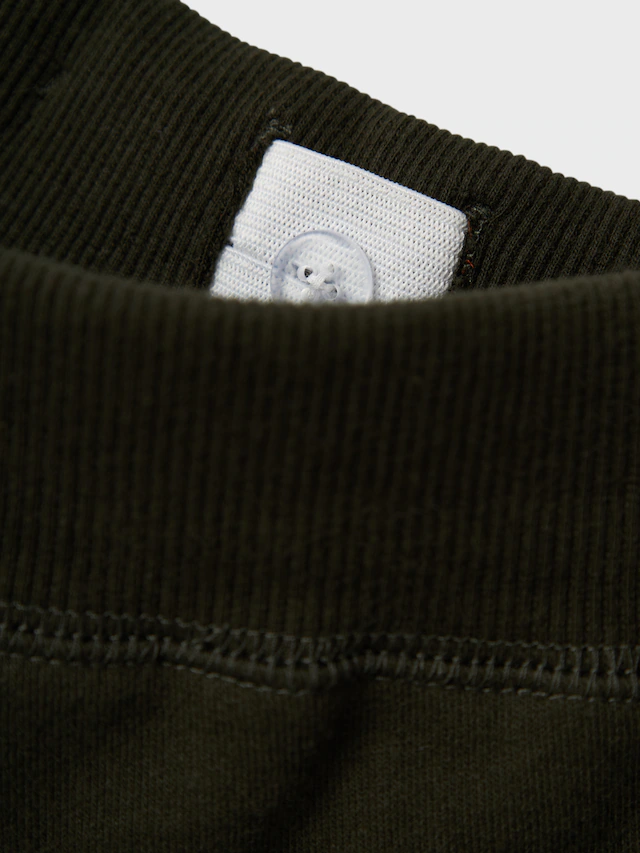 Name It »NKMSWEAT für Jungen mit verstellbarem Bund und Kordelzug« unifarben, casual, regular fit, Baumwollmix, Rundhals