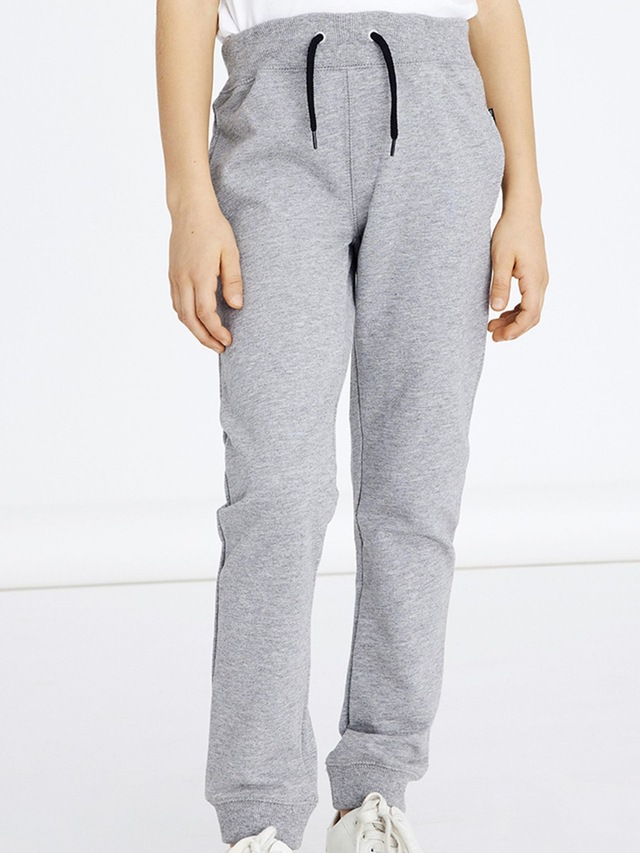 Name It »NKMSWEAT für Jungen mit verstellbarem Bund und Kordelzug« unifarben, casual, regular fit, Baumwollmix, Rundhals