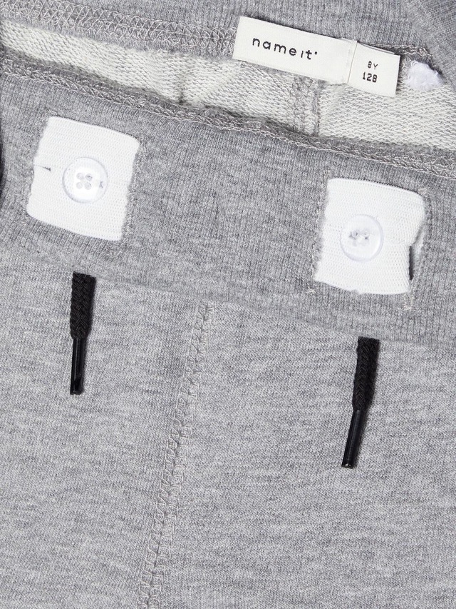 Name It »NKMSWEAT für Jungen mit verstellbarem Bund und Kordelzug« unifarben, casual, regular fit, Baumwollmix, Rundhals