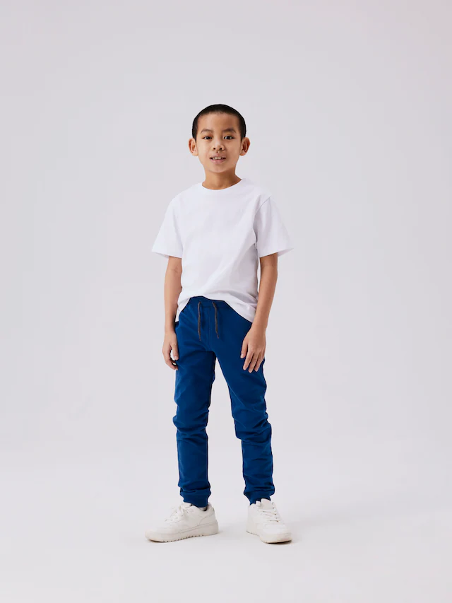Name It »NKMSWEAT für Jungen mit verstellbarem Bund und Kordelzug« unifarben, casual, regular fit, Baumwollmix, Rundhals