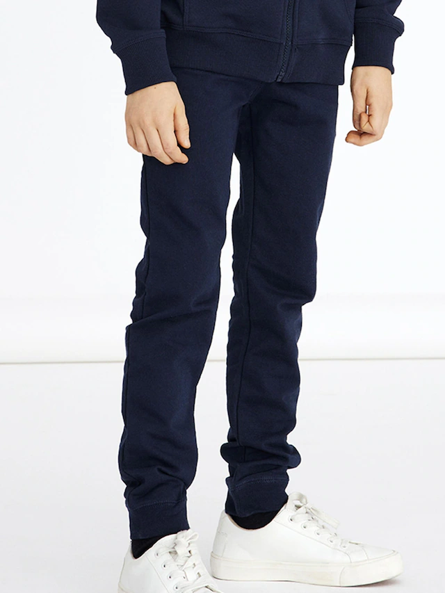 Name It »NKMSWEAT für Jungen mit verstellbarem Bund und Kordelzug« unifarben, casual, regular fit, Baumwollmix, Rundhals
