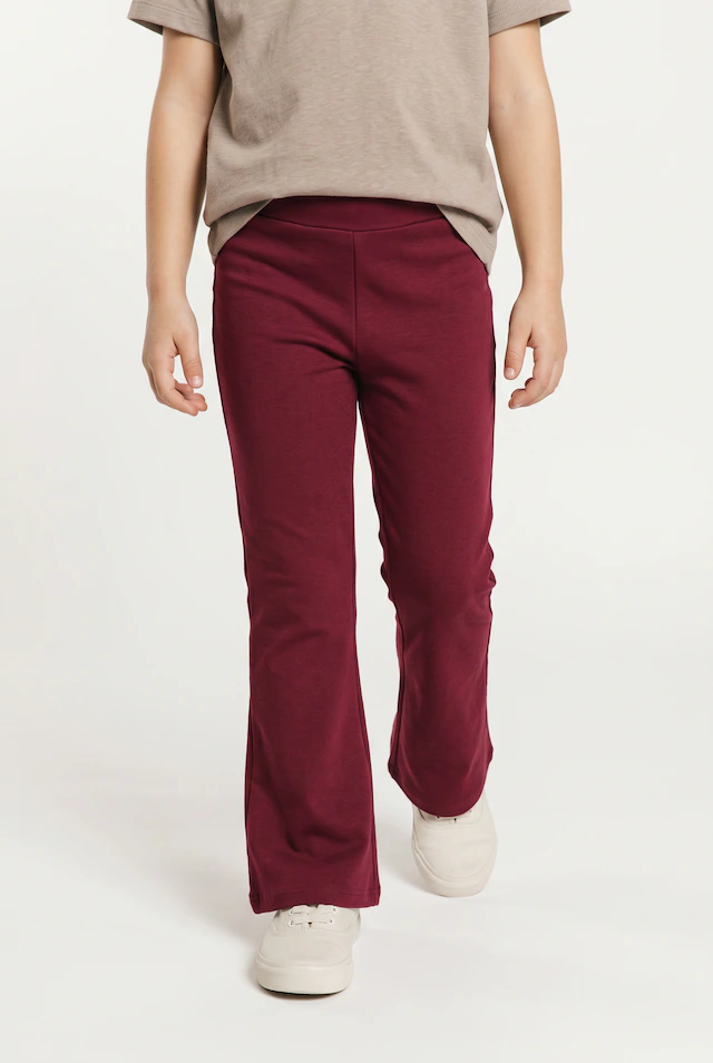 Name It Jerseyhose »NKFFRIKKALI für Mädchen mit ausgestelltem Bein und Viskose« unifarben, casual, ausgestellt, Viskosemix, ohne Kragen