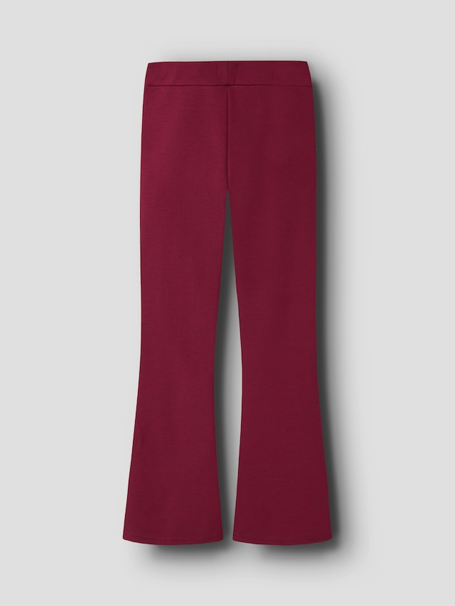 Name It Jerseyhose »NKFFRIKKALI für Mädchen mit ausgestelltem Bein und Viskose« unifarben, casual, ausgestellt, Viskosemix, ohne Kragen