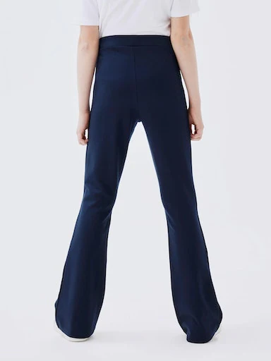 Name It Jerseyhose »NKFFRIKKALI für Mädchen mit ausgestelltem Bein und Viskose« unifarben, casual, ausgestellt, Viskosemix, ohne Kragen