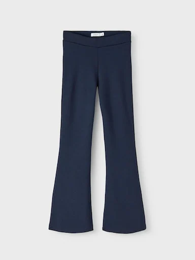 Name It Jerseyhose »NKFFRIKKALI für Mädchen mit ausgestelltem Bein und Viskose« unifarben, casual, ausgestellt, Viskosemix, ohne Kragen