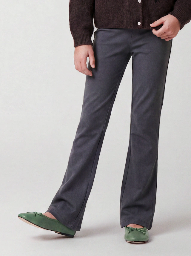 Name It Jerseyhose »NKFFRIKKALI für Mädchen mit ausgestelltem Bein und Viskose« unifarben, casual, ausgestellt, Viskosemix, ohne Kragen
