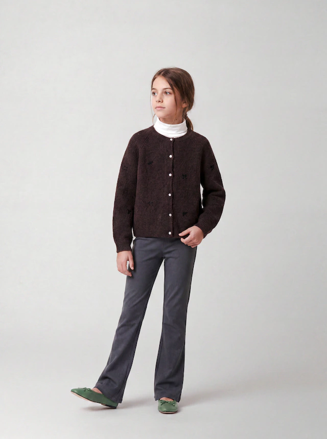 Name It Jerseyhose »NKFFRIKKALI für Mädchen mit ausgestelltem Bein und Viskose« unifarben, casual, ausgestellt, Viskosemix, ohne Kragen