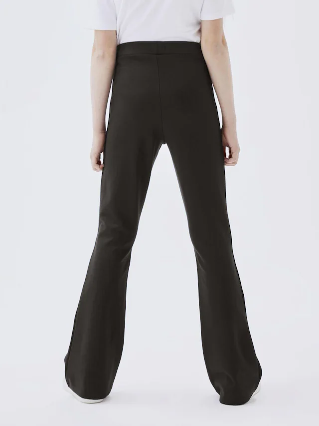 Name It Jerseyhose »NKFFRIKKALI für Mädchen mit ausgestelltem Bein und Viskose« unifarben, casual, ausgestellt, Viskosemix, ohne Kragen