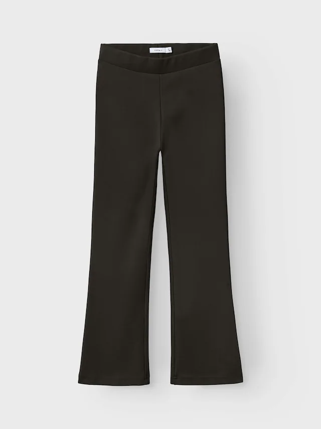 Name It Jerseyhose »NKFFRIKKALI für Mädchen mit ausgestelltem Bein und Viskose« unifarben, casual, ausgestellt, Viskosemix, ohne Kragen