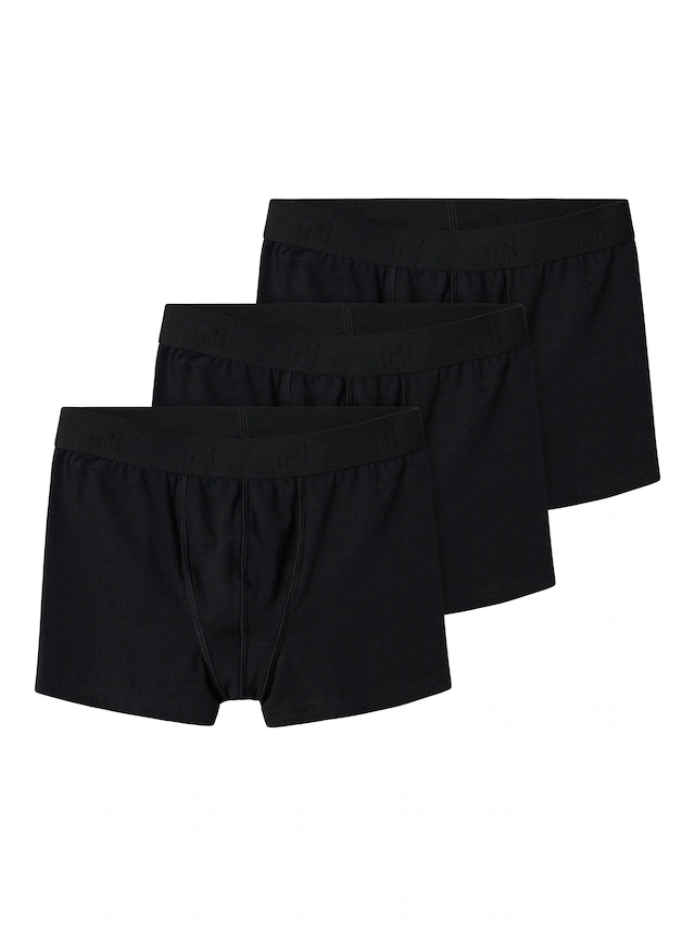 Name It Trunk »NKMBOXER 3P« Packung, 3 Stk. eng, Jersey, Logoschriftzug, angesetztes Bündchen