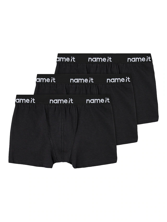 Name It Trunk »NKMBOXER 3P« Packung, 3 Stk. eng, Jersey, Logoschriftzug, angesetztes Bündchen