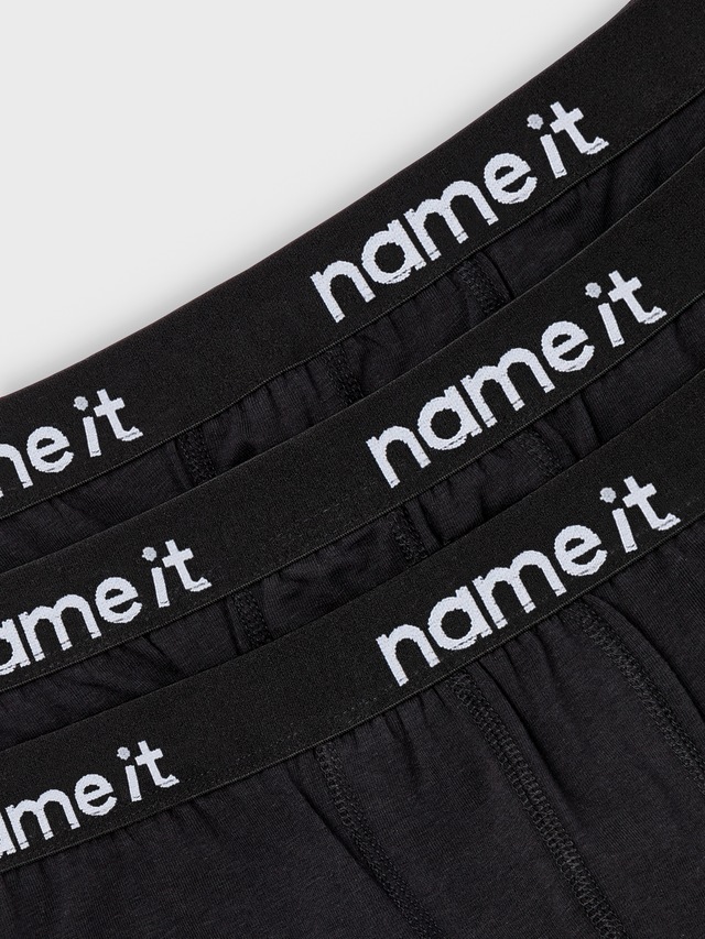 Name It Trunk »NKMBOXER 3P« Packung, 3 Stk. eng, Jersey, Logoschriftzug, angesetztes Bündchen