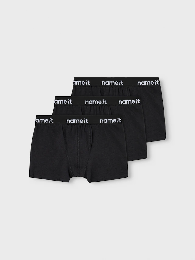 Name It Trunk »NKMBOXER 3P« Packung, 3 Stk. eng, Jersey, Logoschriftzug, angesetztes Bündchen