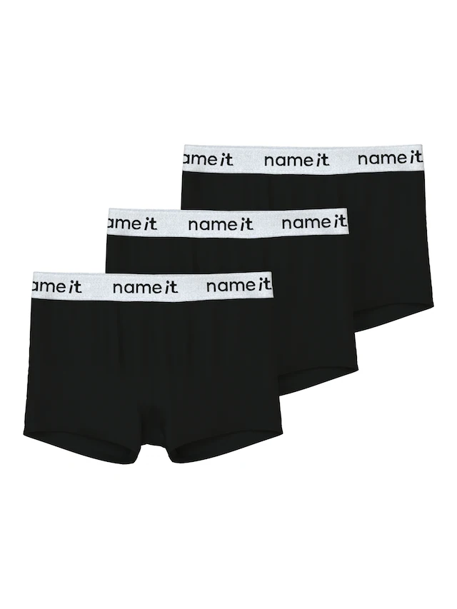 Name It Trunk »NKMBOXER 3P« Packung, 3 Stk. eng, Jersey, Logoschriftzug, angesetztes Bündchen