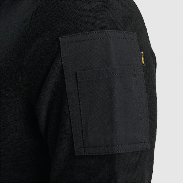 PME LEGEND Rundhalspullover »American classic Buckley knit« mit Logo Stickerei