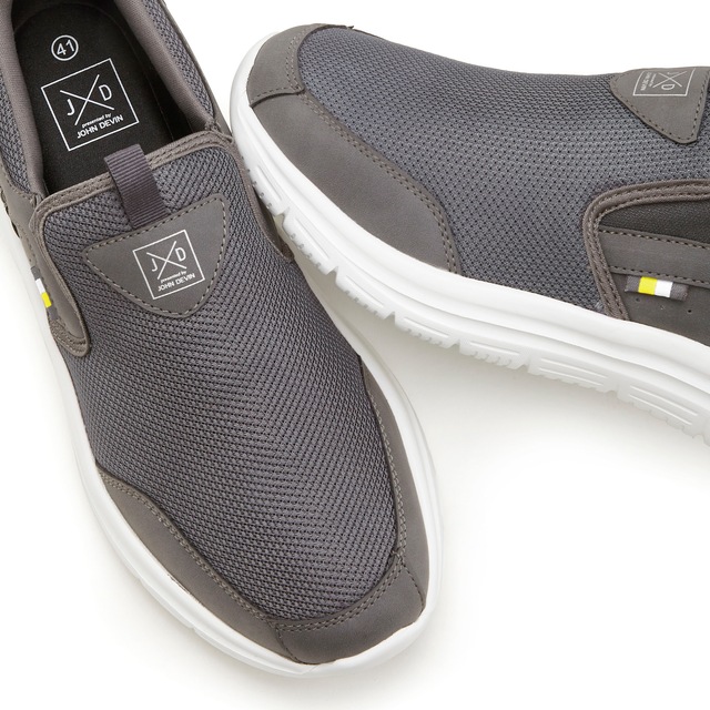 John Devin Sneaker »Freizeitschuh, Halbschuh, Slipper, Turnschuh, Slip-On-Sneaker« zum Reinschlüpfen Unisex VEGAN