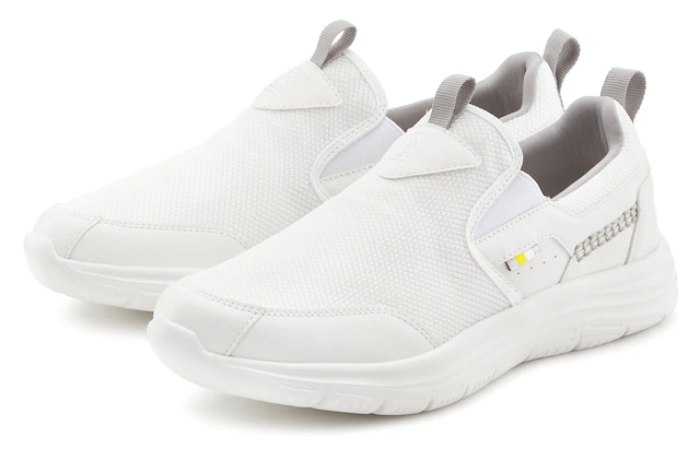 John Devin Sneaker »Freizeitschuh, Halbschuh, Slipper, Turnschuh, Slip-On-Sneaker« zum Reinschlüpfen Unisex VEGAN