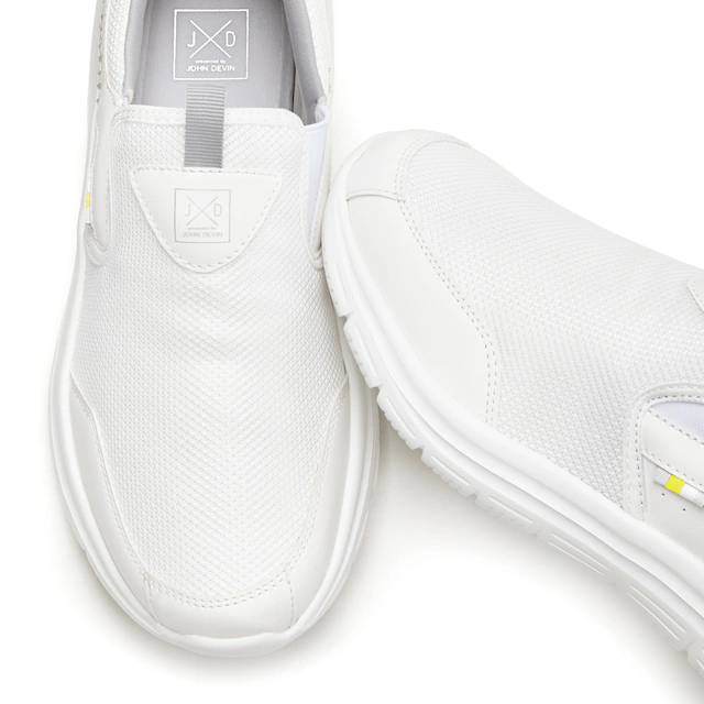 John Devin Sneaker »Freizeitschuh, Halbschuh, Slipper, Turnschuh, Slip-On-Sneaker« zum Reinschlüpfen Unisex VEGAN