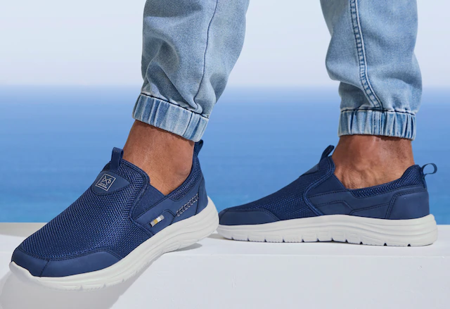 John Devin Sneaker »Freizeitschuh, Halbschuh, Slipper, Turnschuh, Slip-On-Sneaker« zum Reinschlüpfen Unisex VEGAN