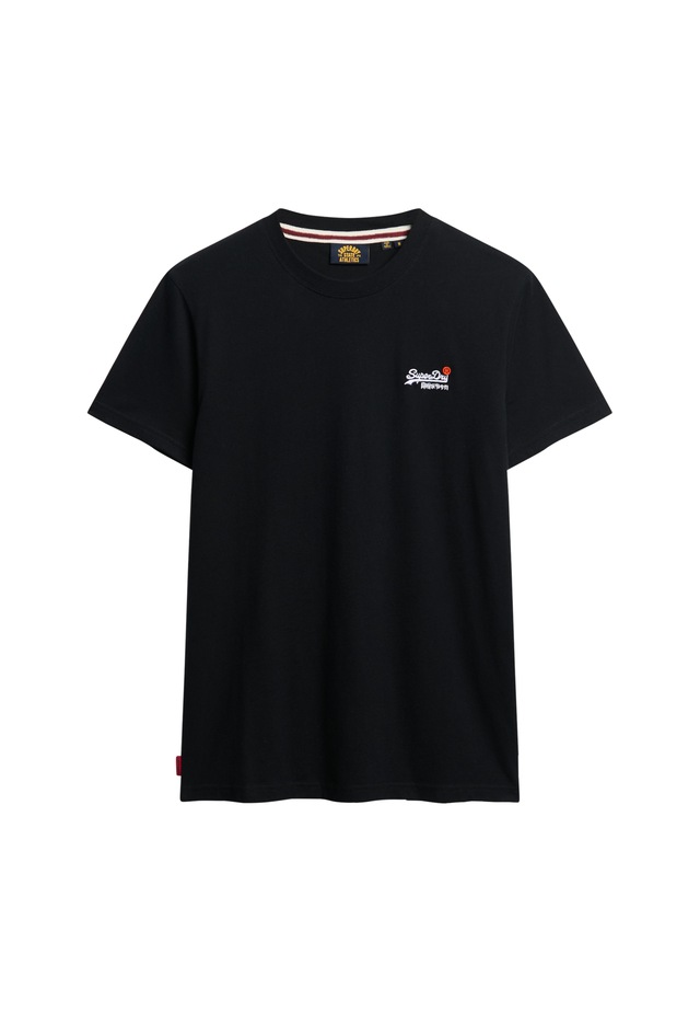 Superdry Rundhalsshirt »ESSENTIAL CONTRAST EMB TEE« Slim Fit, aus Baumwolle und Single Jersey, mit Print, pflegeleicht