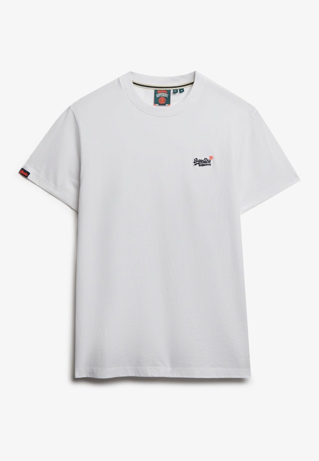 Superdry Rundhalsshirt »ESSENTIAL CONTRAST EMB TEE« Slim Fit, aus Baumwolle und Single Jersey, mit Print, pflegeleicht