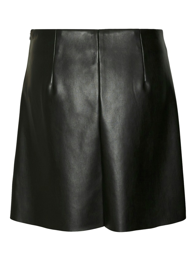 Vero Moda Lederimitatrock »VMNELLY HR SHORT PL SKIRT NOOS« Lederimitat, high waist