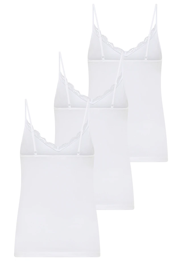 YSABEL MORA Unterhemd »BASIC COLLECTION COTTON WITH LACE« das perfekte Basic-Top für jeden Tag