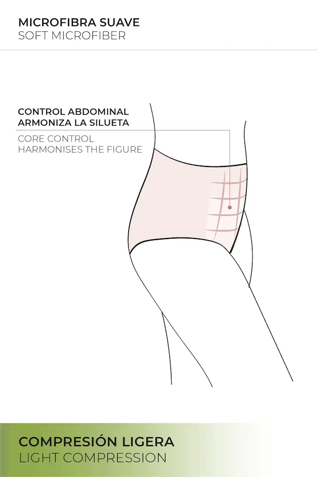 YSABEL MORA Shapingstring aus verstärktem Material und unsichtbarer Passform