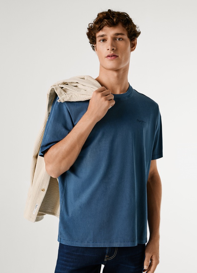 Pepe Jeans T-Shirt »JACKO« mit kleinem Ton-in-Ton Logoschriftzug