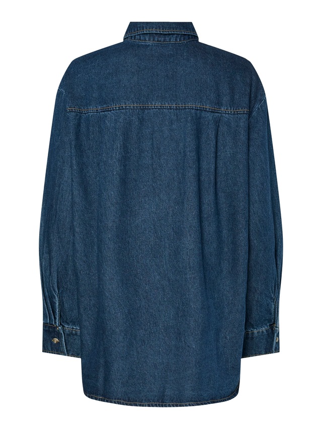 pieces Jeansbluse »PCMAISIE LS DENIM SHIRT NOOS BC«