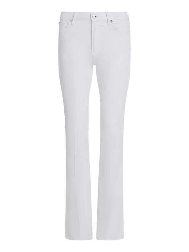 Tommy Hilfiger Bootcut-Jeans »Bootcut Regular Waist« mittlere normale Leibhöhe, mit Bügelfalten, mit Nieten