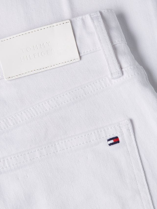 Tommy Hilfiger Bootcut-Jeans »Bootcut Regular Waist« mittlere normale Leibhöhe, mit Bügelfalten, mit Nieten