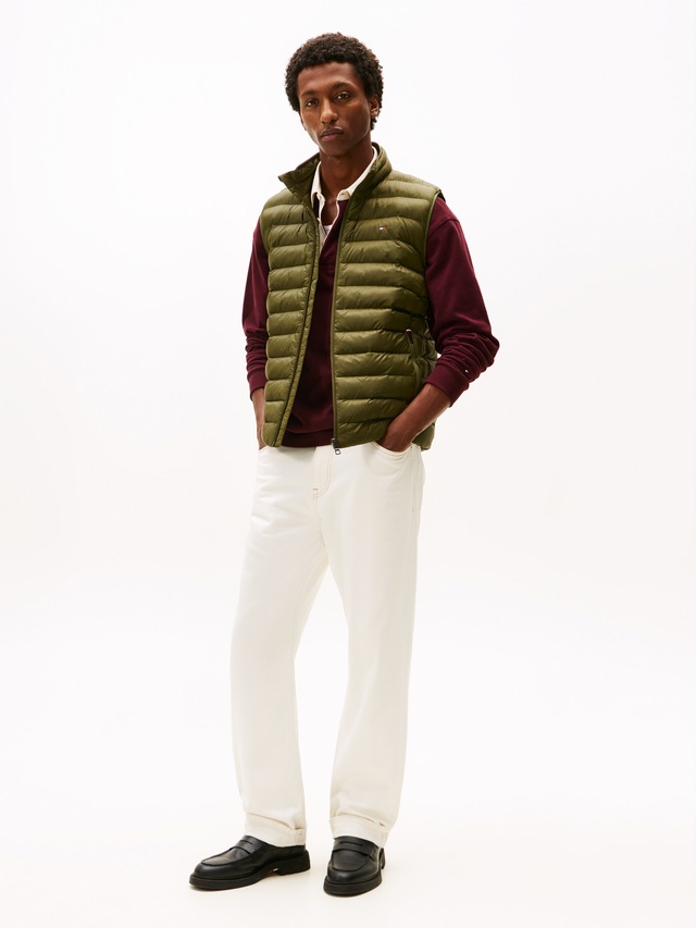 Tommy Hilfiger Steppweste »PACKABLE RECYCLED VEST« mit Logostickerei