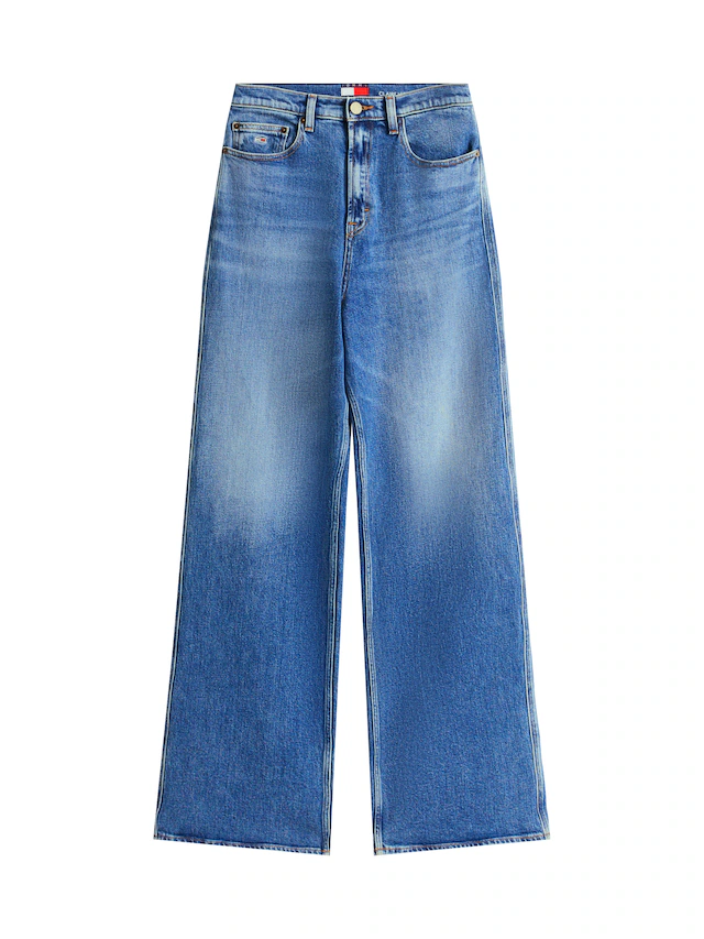 Tommy Jeans Weite Jeans »Claire High Rise« mit Logo-Badge