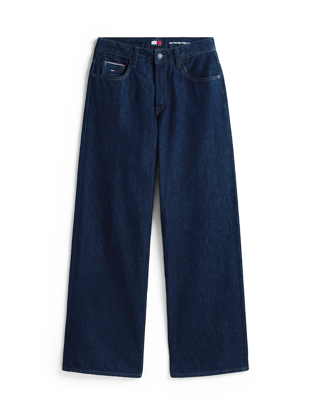 Tommy Jeans Relax-fit-Jeans »MIA MR RLXD STR« in blauer Waschung, mit Hammerschlaufe, Mid Rise