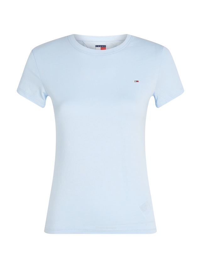 Tommy Jeans Kurzarmshirt »TJW SLIM C-NECK TEE« mit Logo-Stickerei