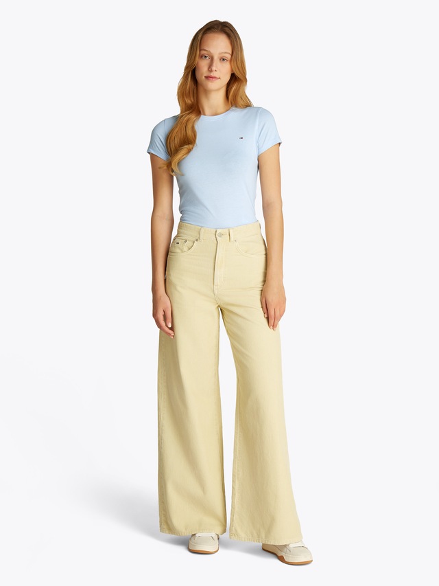 Tommy Jeans Kurzarmshirt »TJW SLIM C-NECK TEE« mit Logo-Stickerei