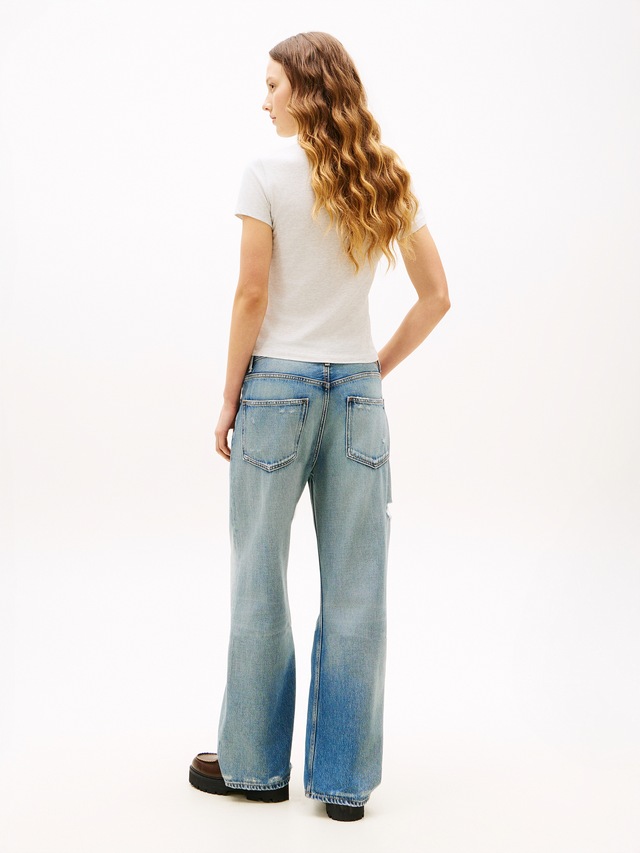 Tommy Jeans Kurzarmshirt »TJW SLIM C-NECK TEE« mit Logo-Stickerei