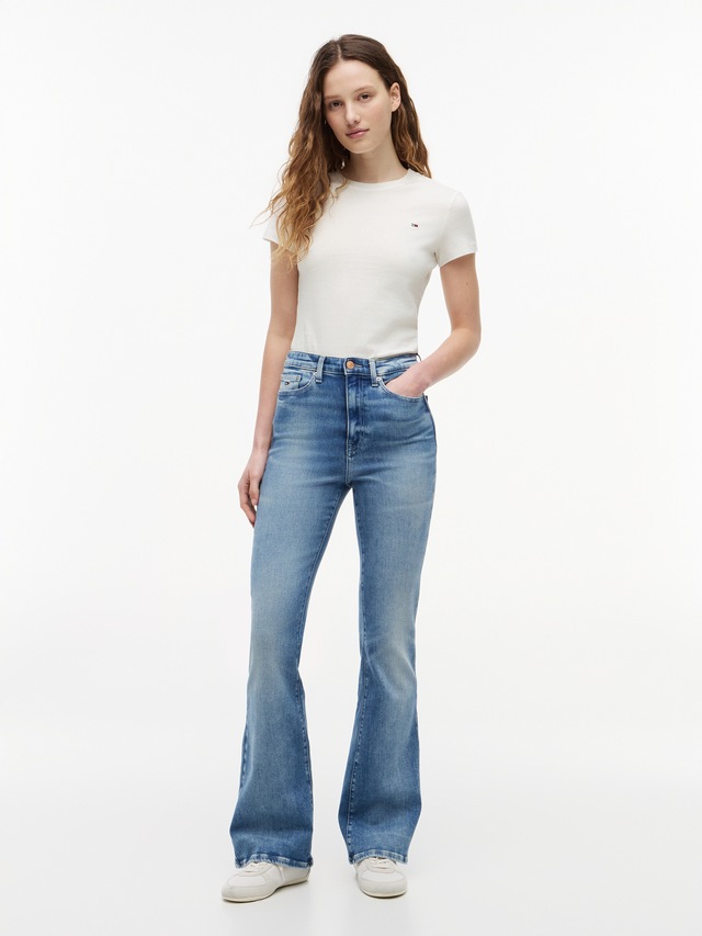 Tommy Jeans T-Shirt »TJW 2PACK C-NECK TEE« Packung, 2er, 2 Stk. mit Logo-Stickerei